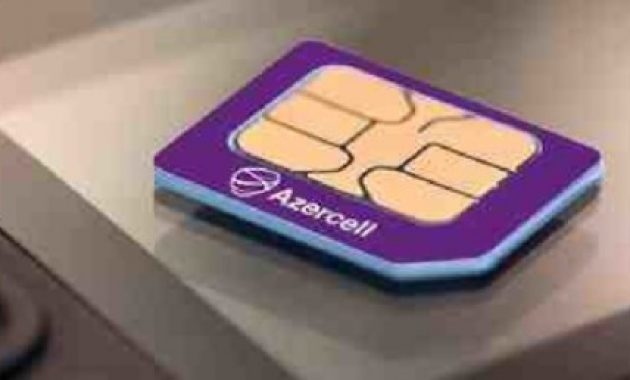 Azercell Sim Card Azerbaijan