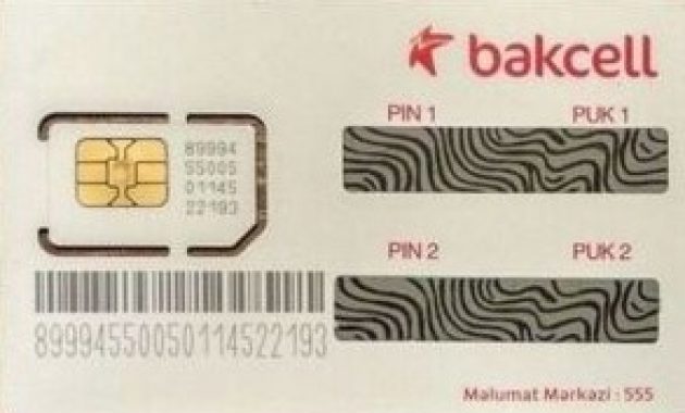 Bakcell Sim Card Azerbaijan