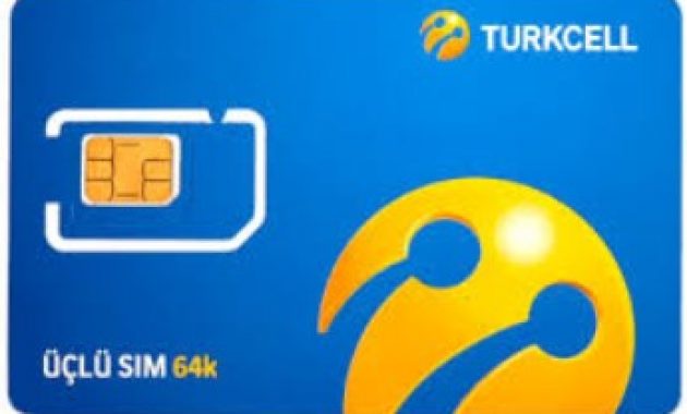 Turkey Sim  card Turkcell