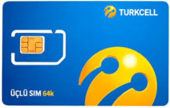 Turkey Sim  card Turkcell