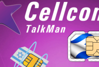 Cellcom Prepaid Sim Card Israel