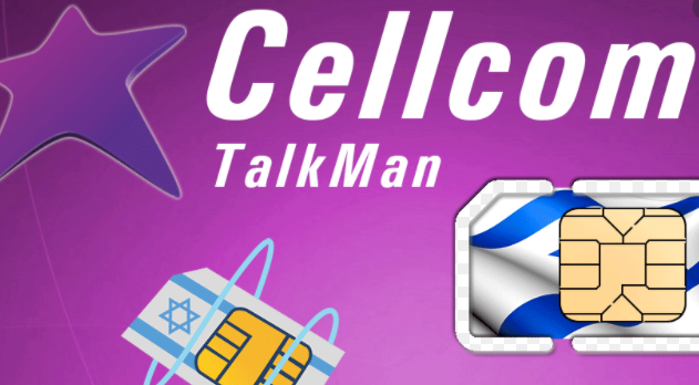Cellcom Prepaid Sim Card Israel