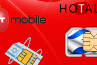 Hot Mobile Prepaid Sim Card Israel