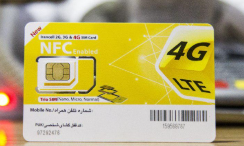 Irancell Prepaid Sim card Iran
