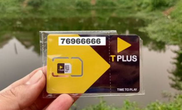 TPlus Prepaid Sim Card Laos