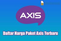 Daftar Harga Paket Axis Terbaru